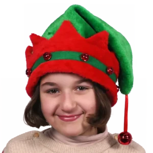 bonnet lutin grelots de la marque NOEL EN FOLIE. Réf. NEDT100.